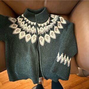 L.L. Bean Dark Wool Sweater